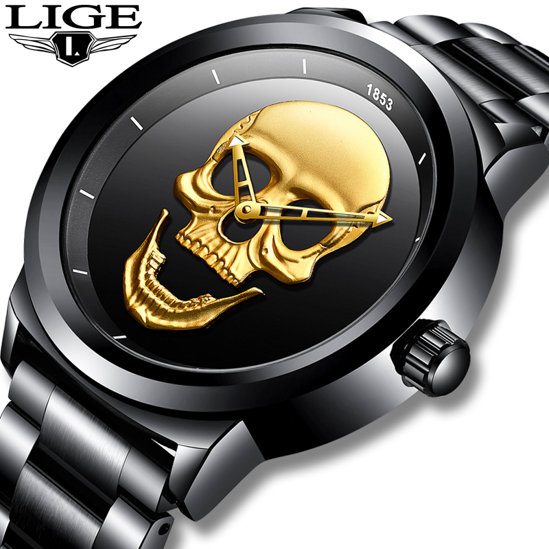 LIGE Sport Mens Watches Top Br - Luxury Watch Maker 评论和价格