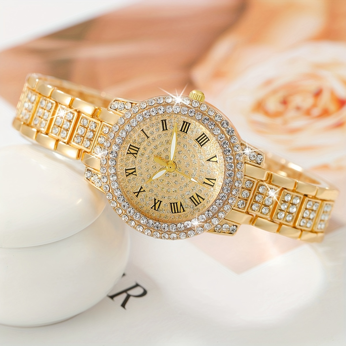 6pcs/set Women's Watch Luxury  - Luxury Watch Gift For Her 评论和价格