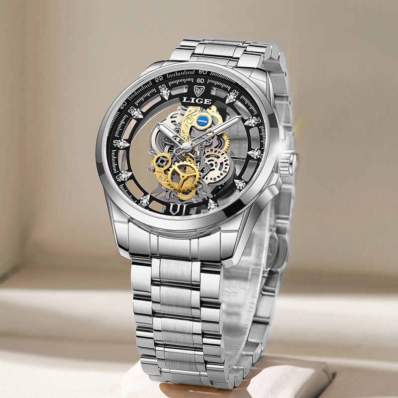 LIGE Fashion Top Luxury Men's  - Luxury Watch Maker 评论和价格