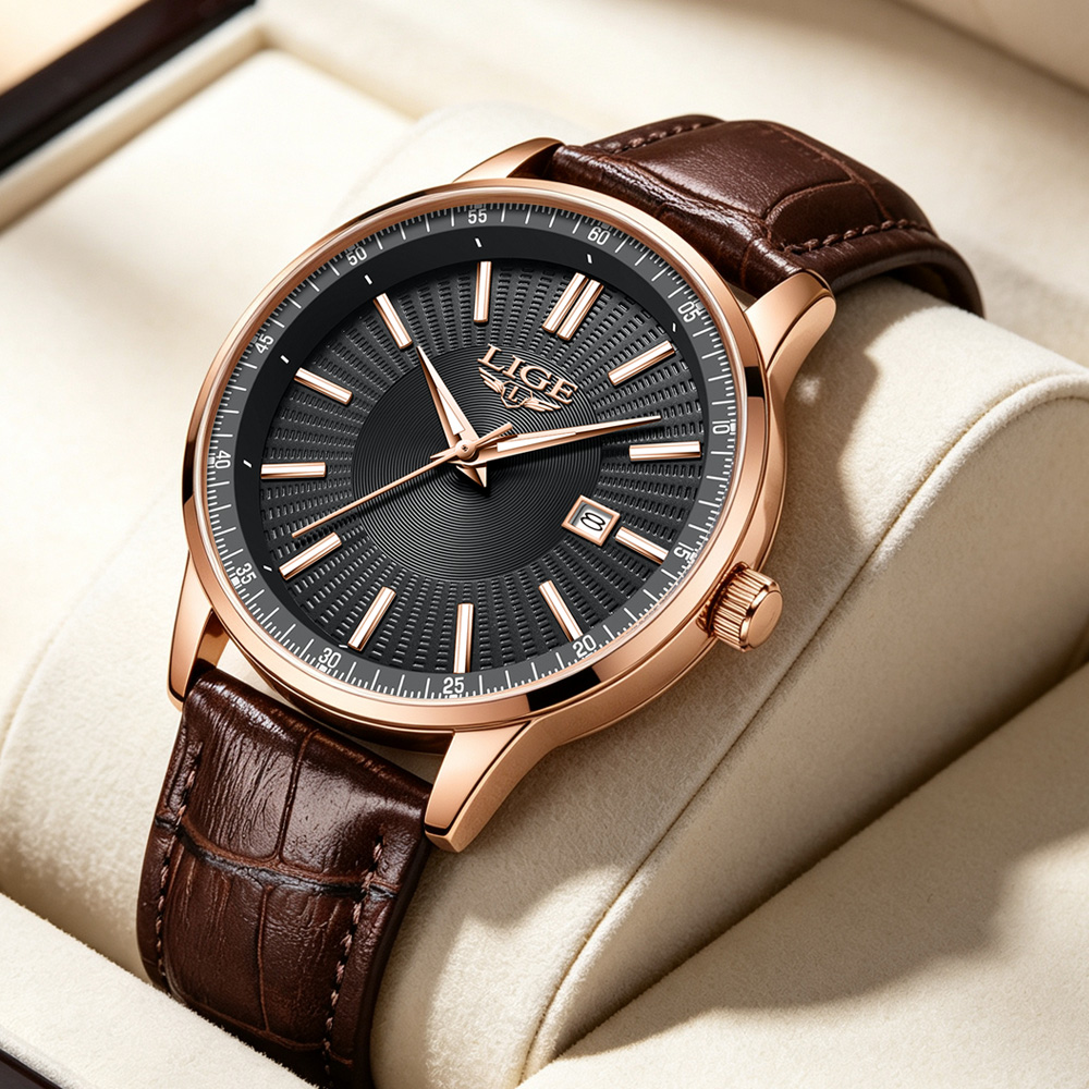 LIGE Top Brand Luxury Men's Wa - Luxury Watch Top 10 评论和价格