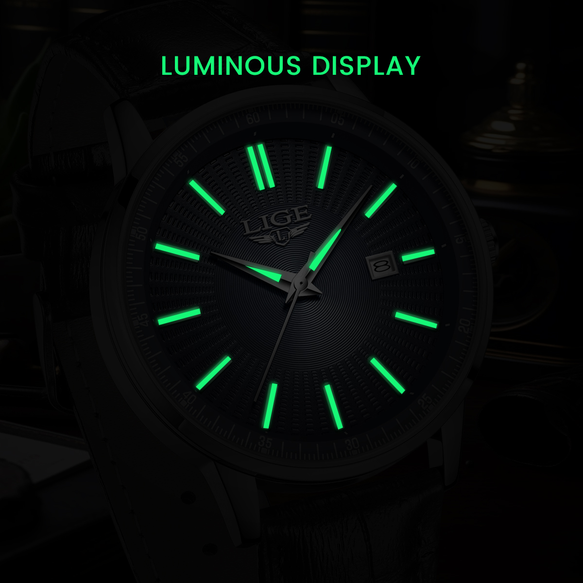 LIGE Top Brand Luxury Men's Wa - Luxury Watch Top 10 评论和价格