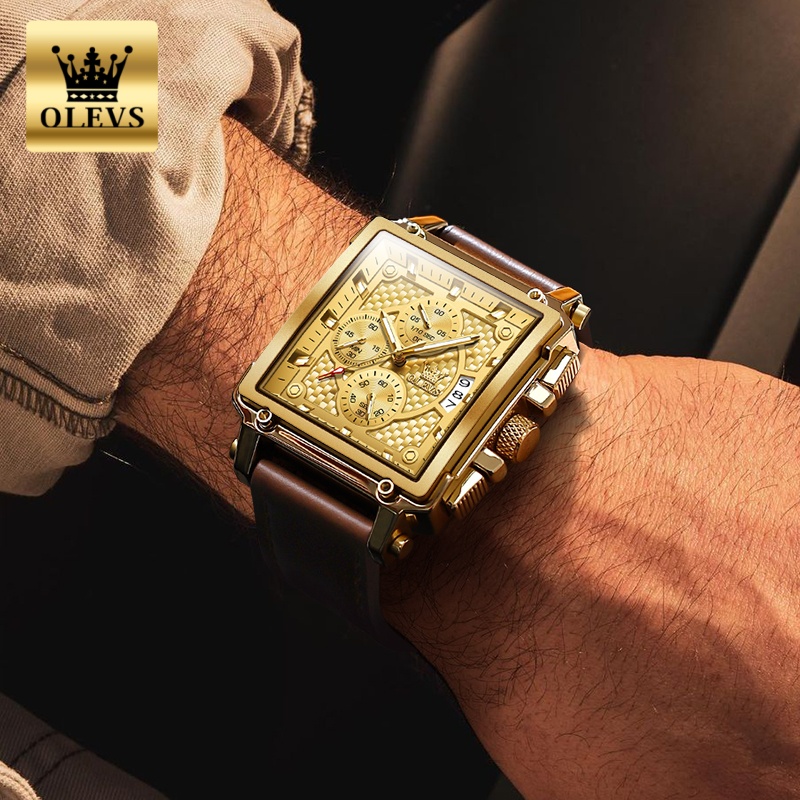 OLEVS Brand Mens Watches Water - Luxury Watch Maker 评论和价格