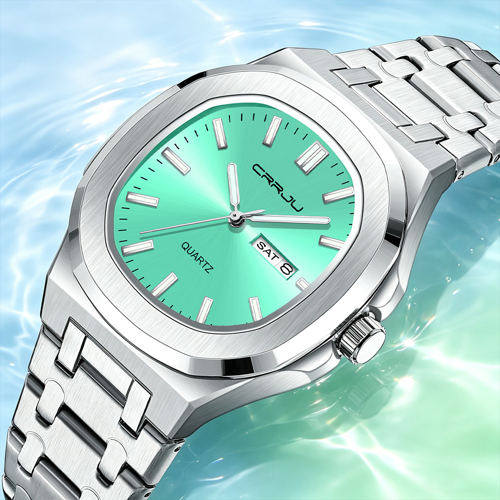 CRRJU 5039 Top Brand Men's Qua - Luxury Watch Top 10 评论和价格