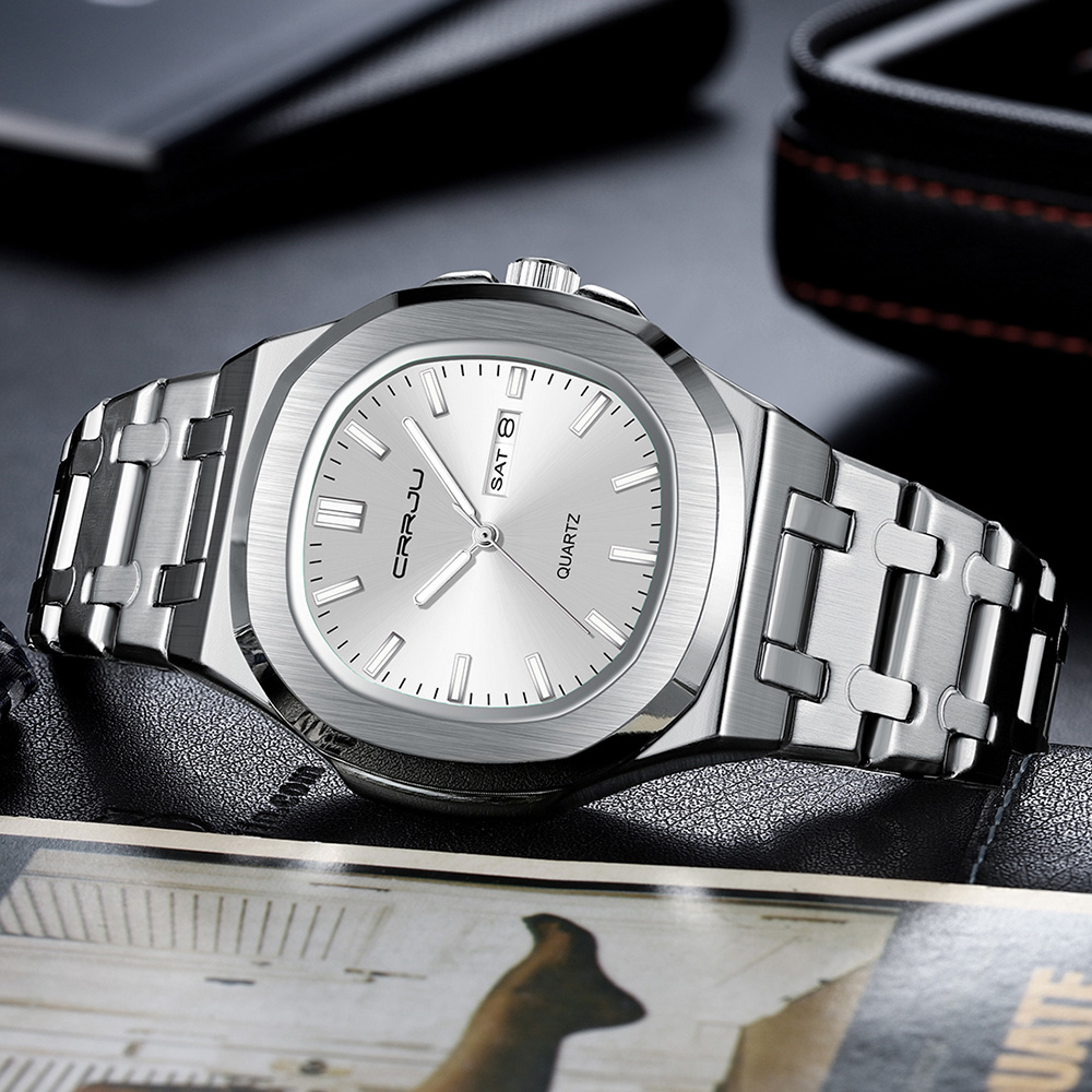 CRRJU 5039 Top Brand Men's Qua - Luxury Watch Top 10 评论和价格