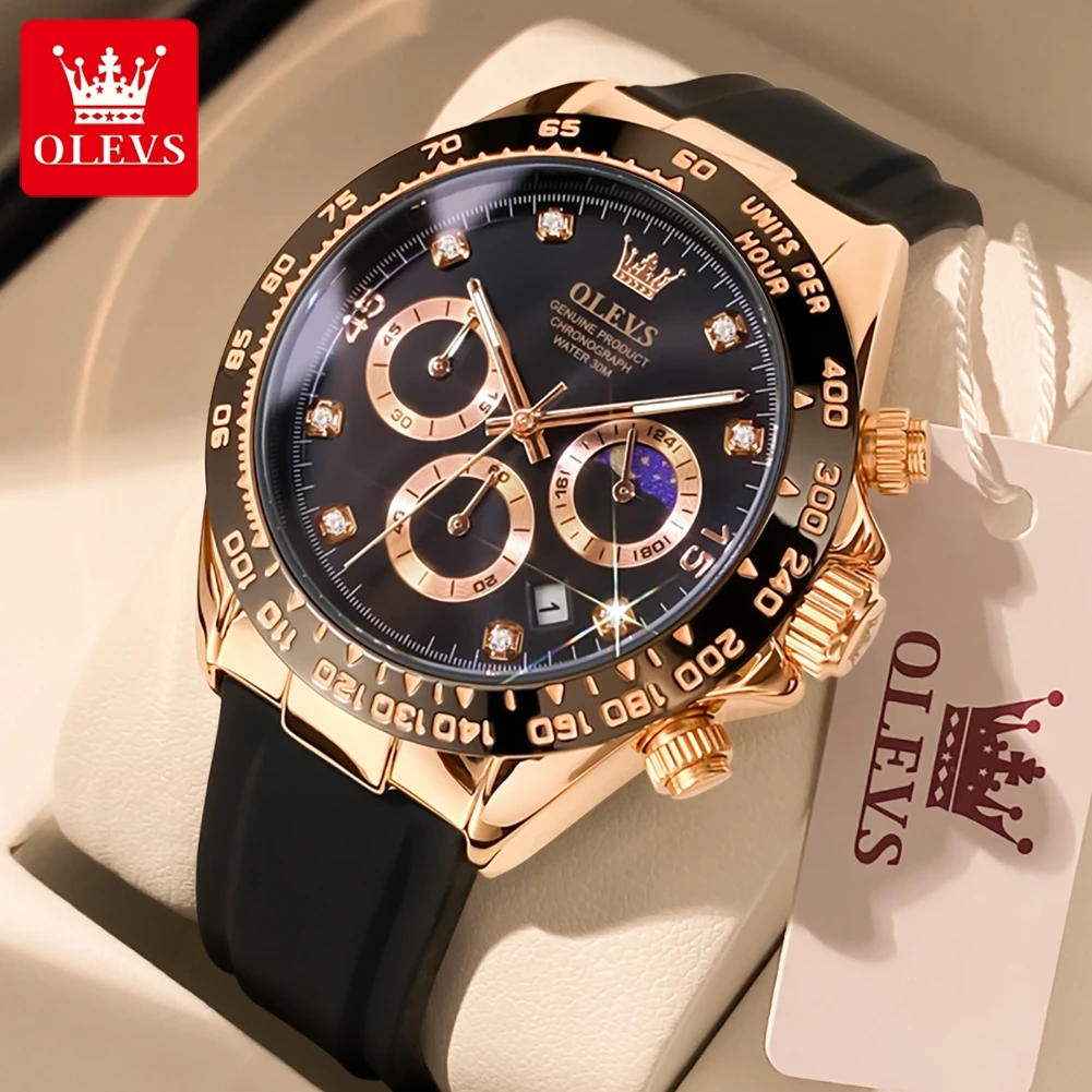 OLEVS 2875 Men's Watches Chron - Luxury Watch Maker 评论和价格