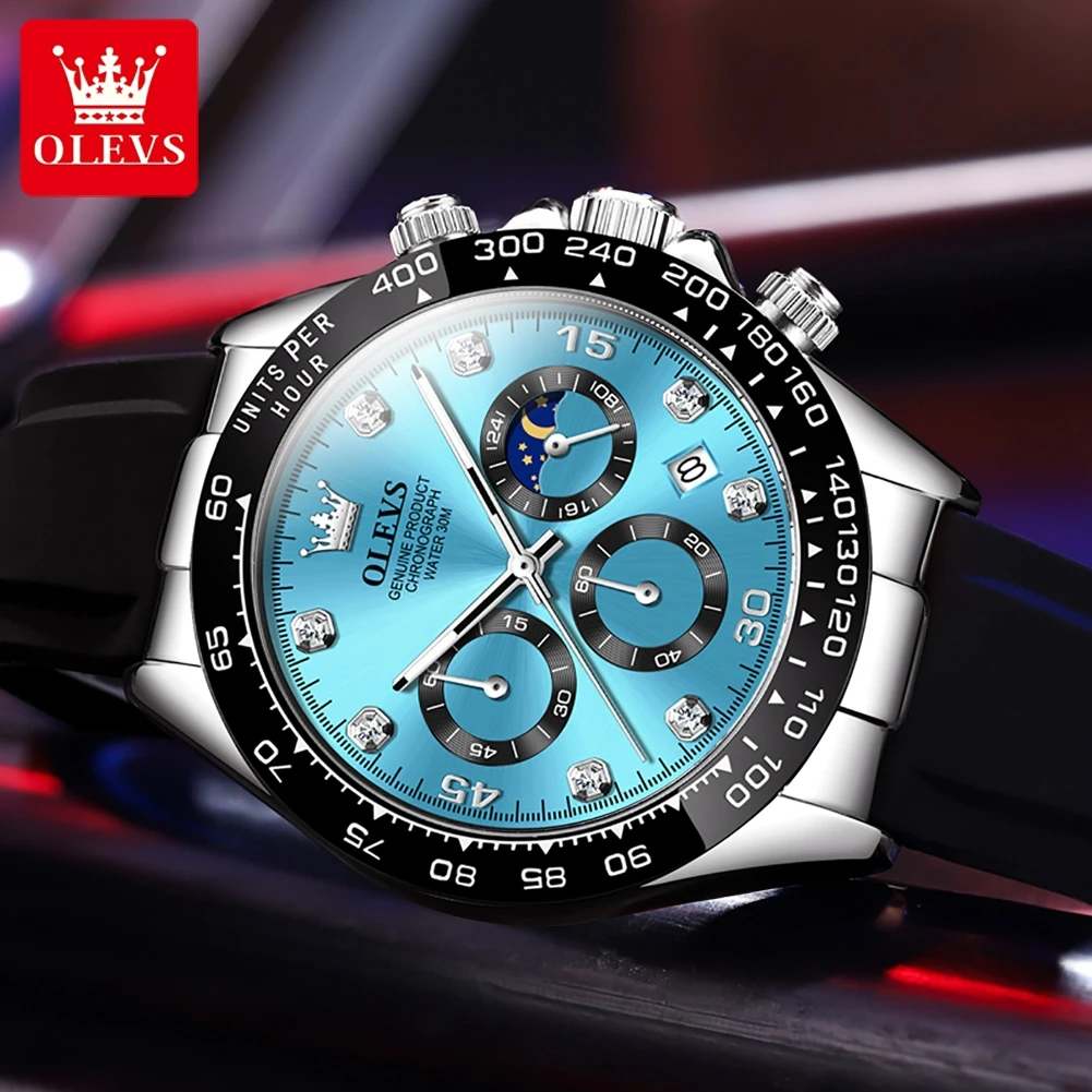 OLEVS 2875 Men's Watches Chron - Luxury Watch Maker 评论和价格